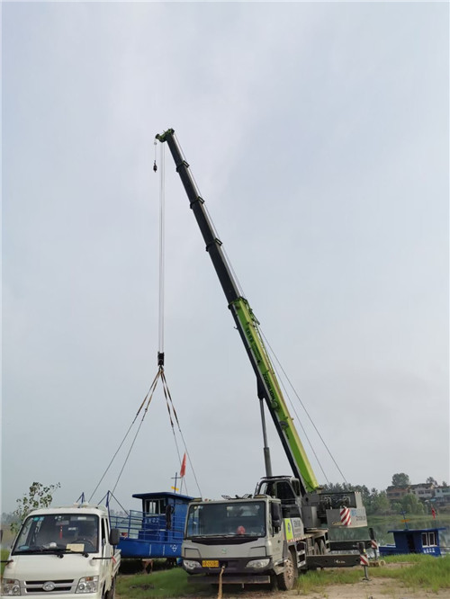 沙市区桥梁建设吊装案例